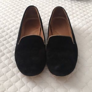 Suede black flats by Sseko